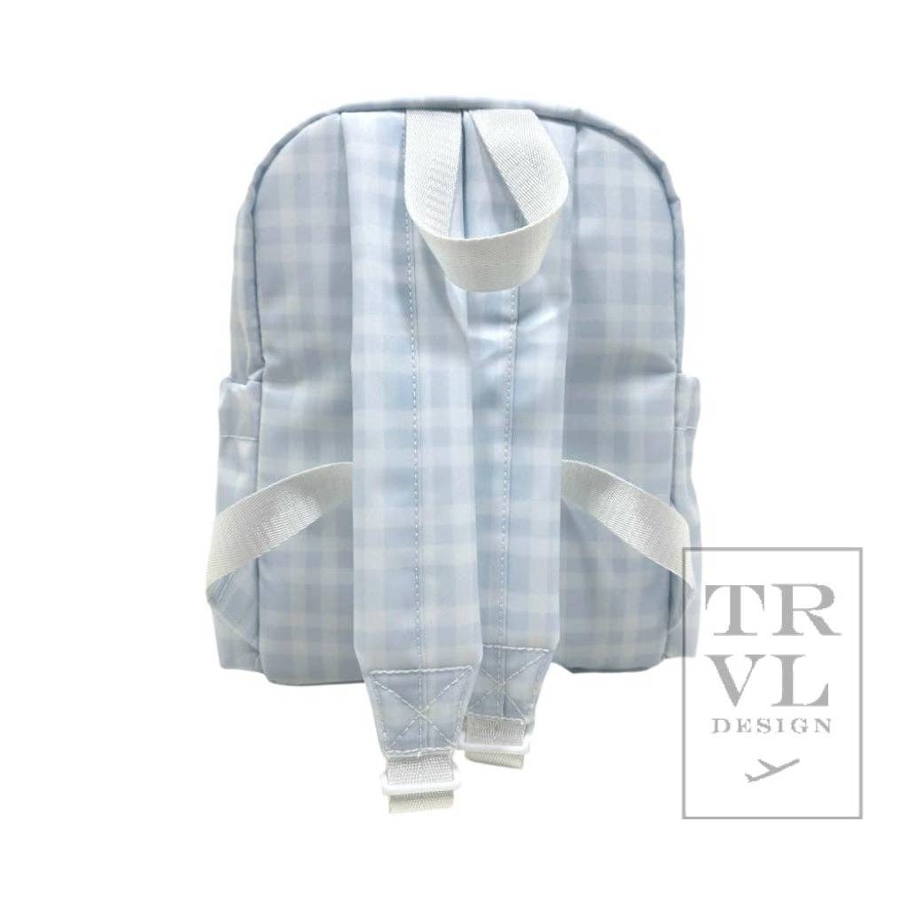 Mini Backer - Pimlico Plaid Blue Backpack