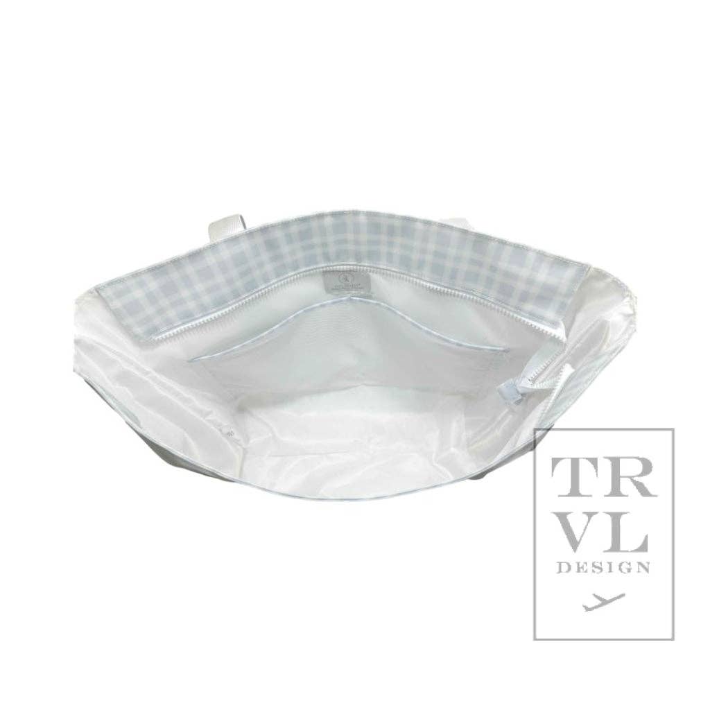 Jumbo Tote - X-large Tote Pimlico Plaid Blue