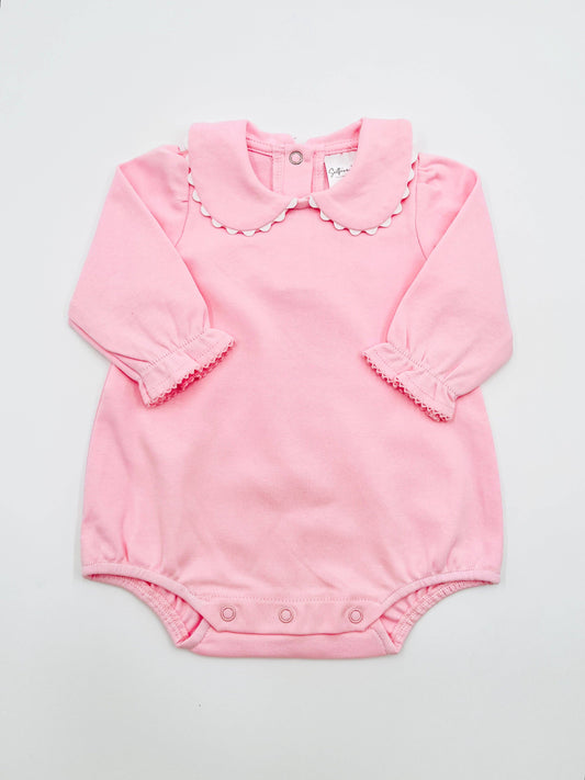 Bubble - Scalloped Collared LS