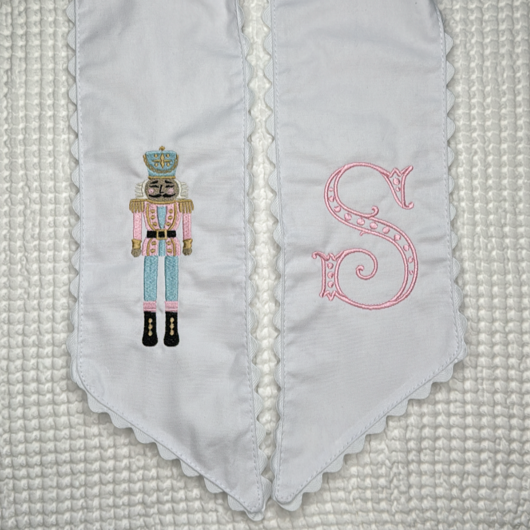 Wreath Sash - White 64"