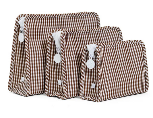 TRVL - Large Roadie - Gingham Coco