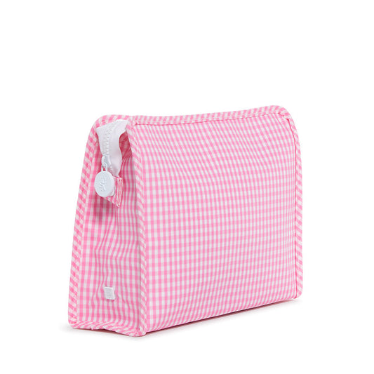Roadie Large - Gingham Pink