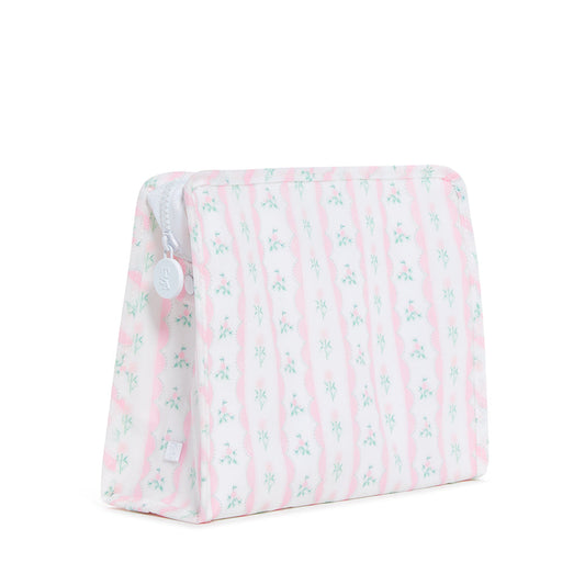 Roadie Large - Ribbon Floral Pink