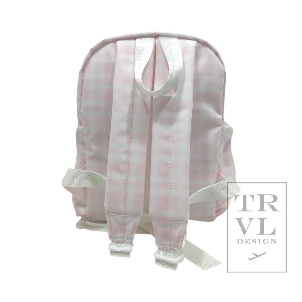 Mini Backer - Pimlico Plaid Pink Backpack