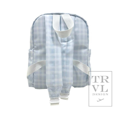 Mini Backer - Pimlico Plaid Blue Backpack
