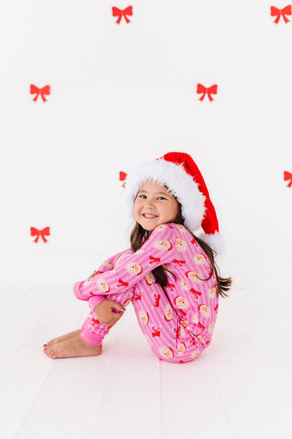 Santa Soirée Kids Bamboo Pajamas