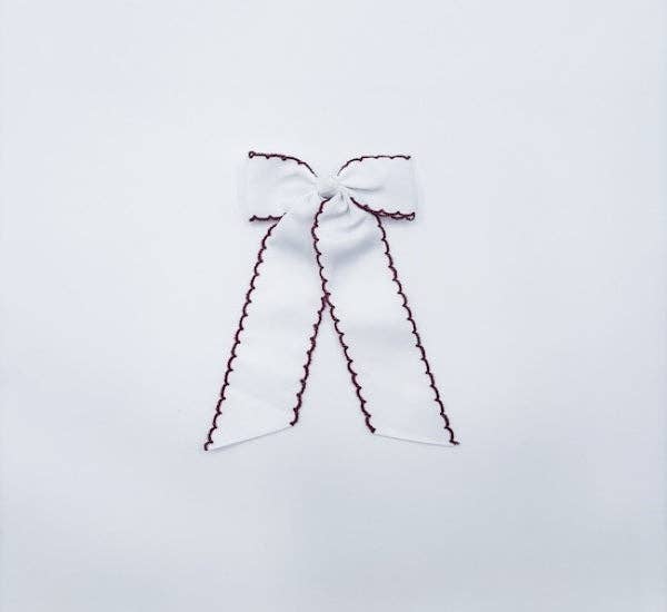 Bows - Med. Grosgrain Moonstitch