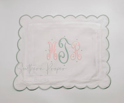 Personalized Pillow (Scalloped Edge)