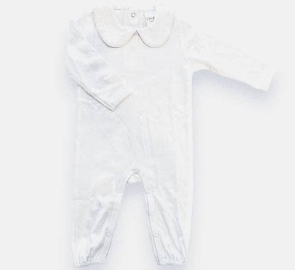 Romper - Piping Collared LS