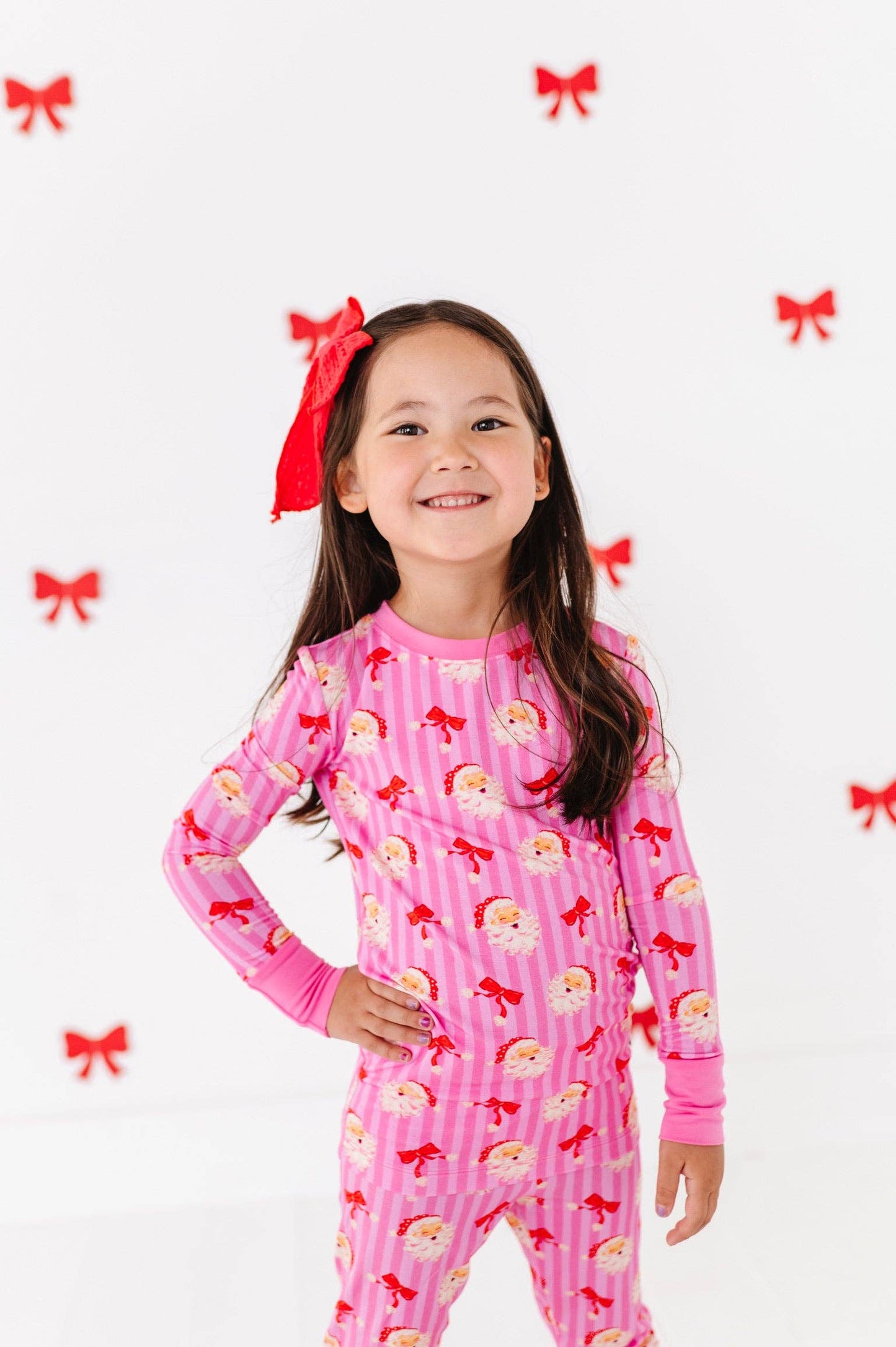 Santa Soirée Kids Bamboo Pajamas