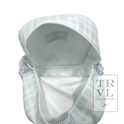 Mini Backer - Pimlico Plaid Blue Backpack