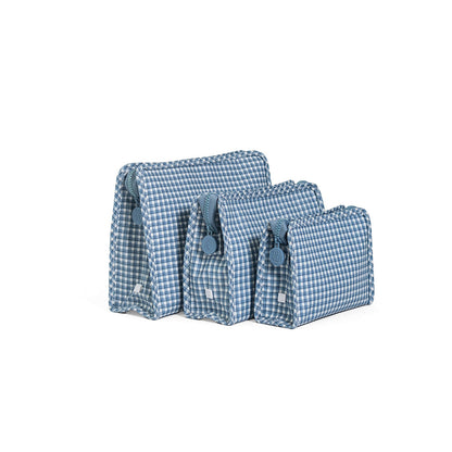 Roadie Large  - Rodeo Check (Indigo)