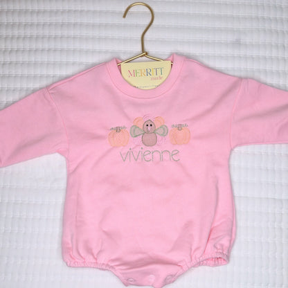Custom Sweatshirt Bubble Romper