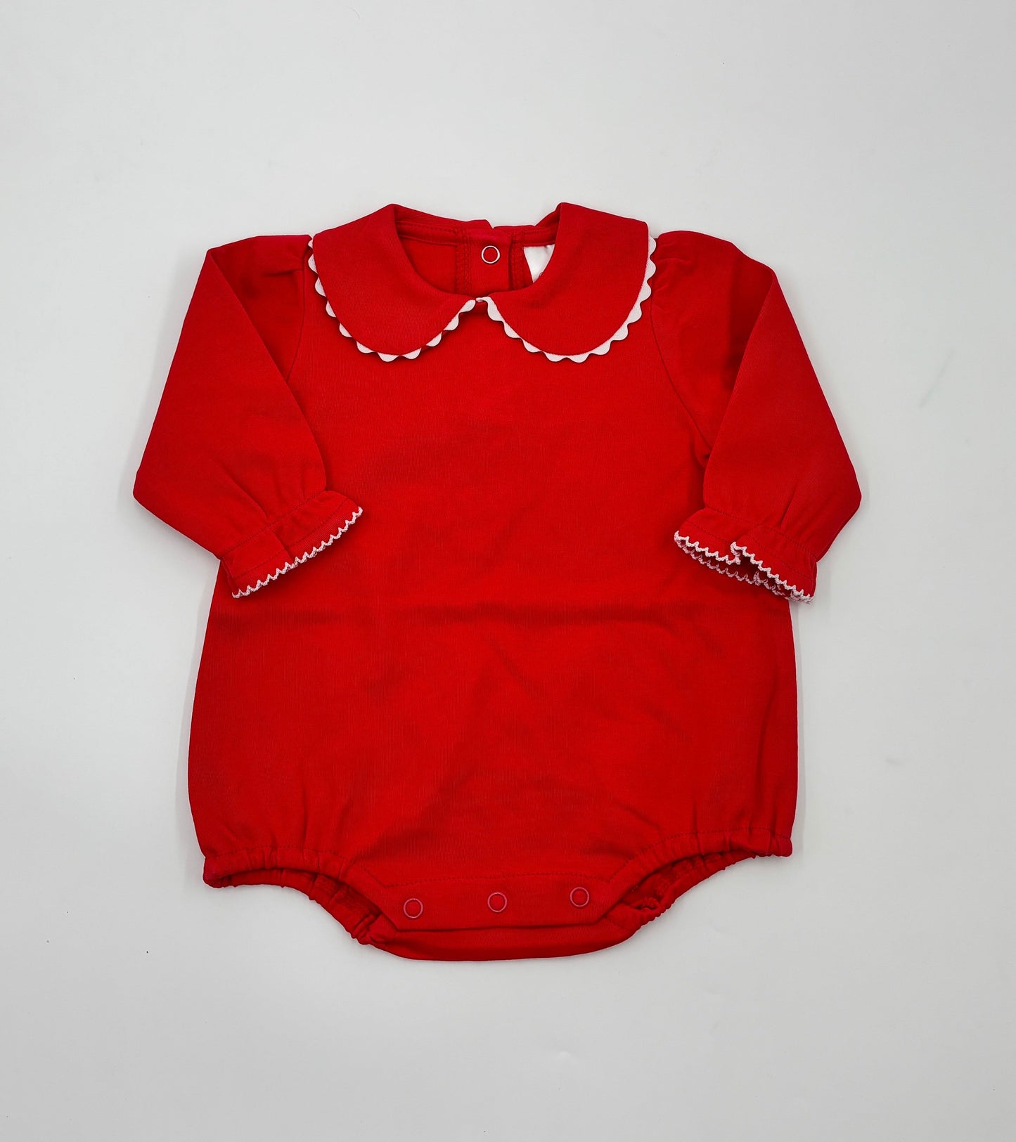 Bubble - Scalloped Collared LS