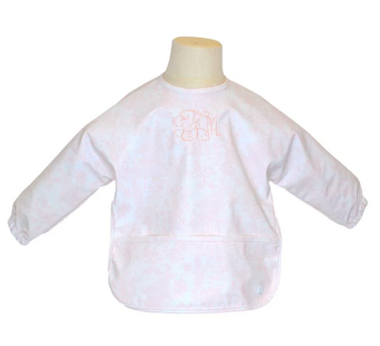 TRVL Perfect Smock - Pink Bunny Toile (6-24m)