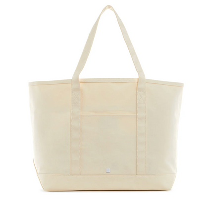 TRVL MAXI TOTE - COATED CANVAS Large NATURAL