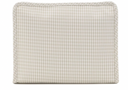 Large Roadie - Gingham Pearl Grey