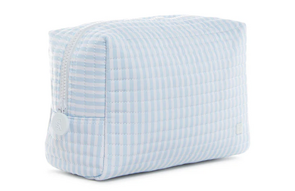 QUILTED EVERYDAY BAG - PIMLICO STRIPE BLUE