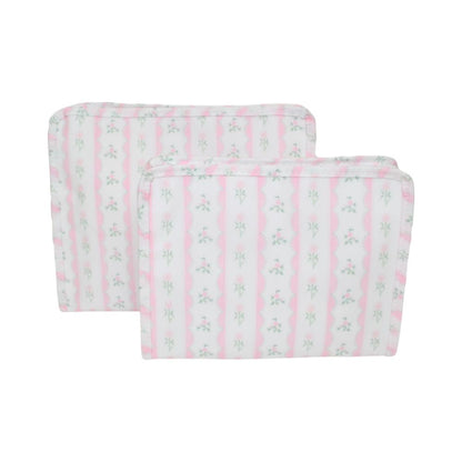 Roadie Large - Ribbon Floral Pink