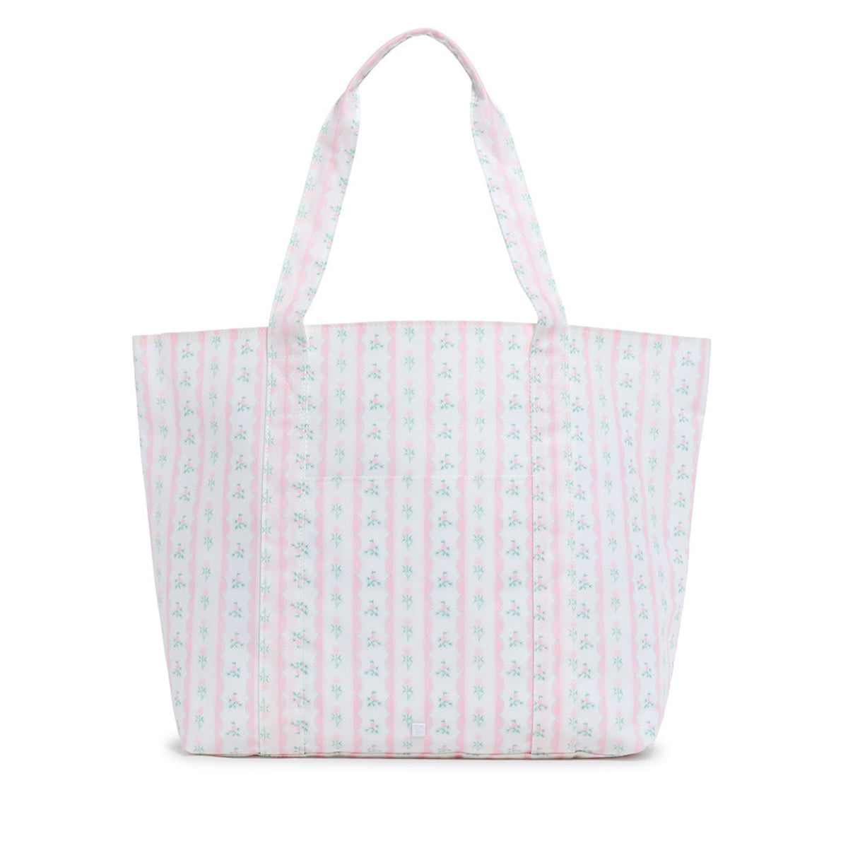 Pink Ribbon Floral Jumbo Tote