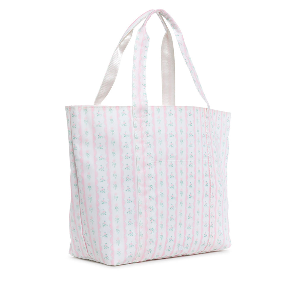 Pink Ribbon Floral Jumbo Tote