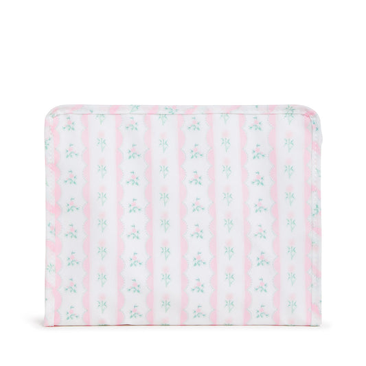 Roadie Large - Ribbon Floral Pink