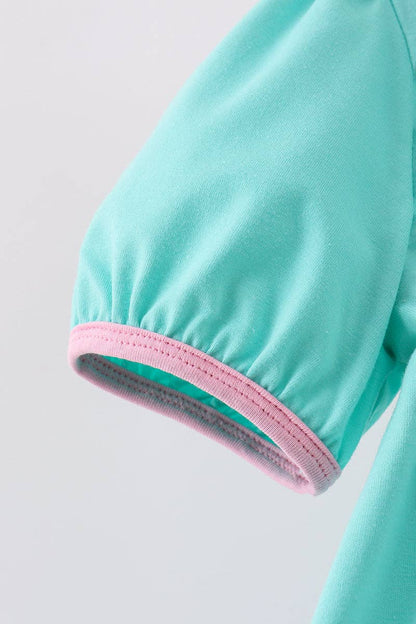 O Christmas Tree Pleated Dress