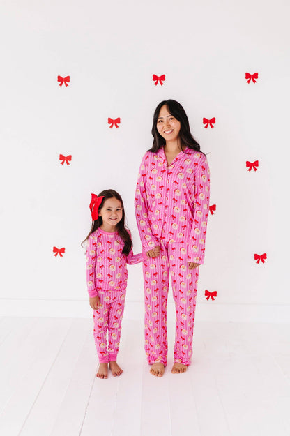 Santa Soirée Kids Bamboo Pajamas