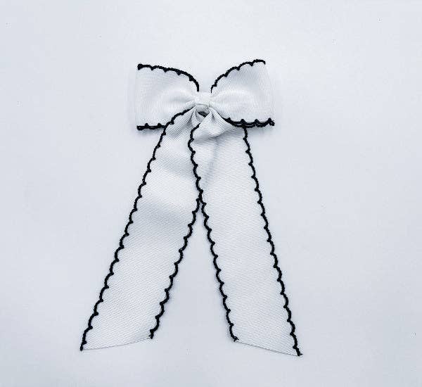 Bows - Med. Grosgrain Moonstitch