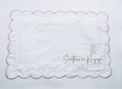 Personalized Pillow (Scalloped Edge)